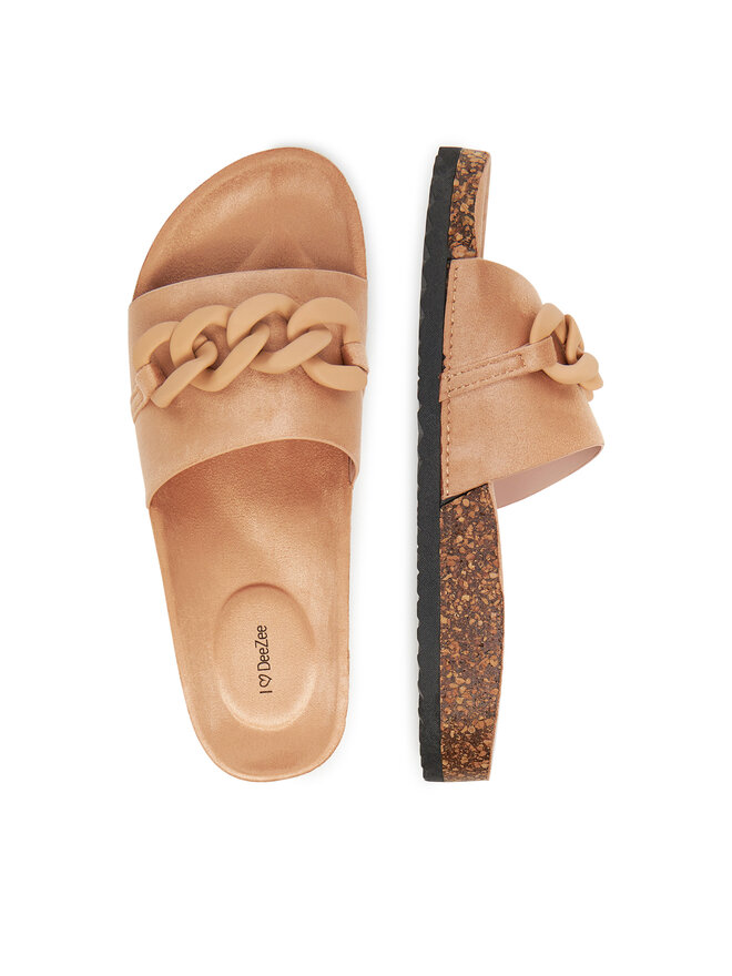 DeeZee Pantoletten DeeZee WSLS19-20 Beige