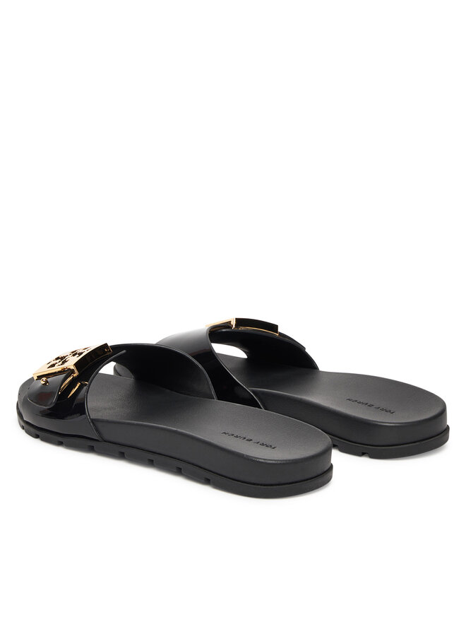 Tory Burch Шльопанці Tory Burch Buckle Slide 157872 Чорний