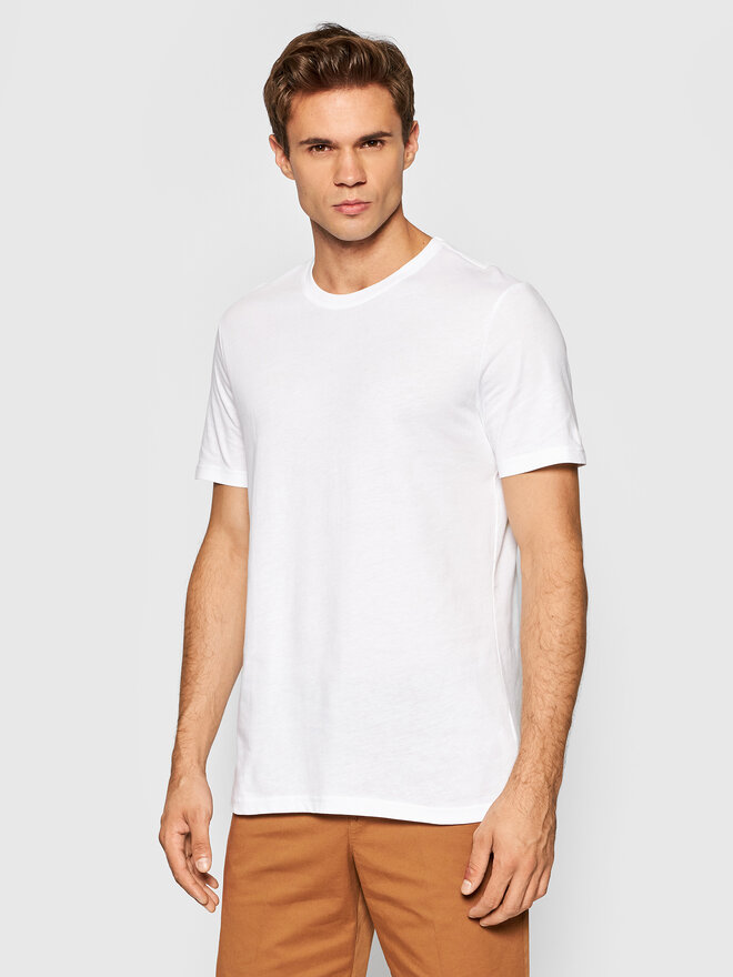 United Colors Of Benetton United Colors Of Benetton Marškinėliai 3U53J1F15 Balta Regular Fit
