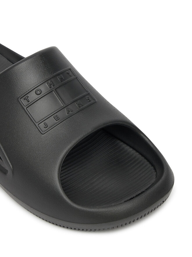 Tommy Jeans Iešļūcenes Tommy Jeans Sporty Pool Slide EM0EM01582 Melns