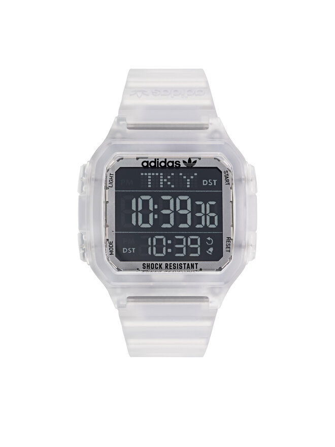 White adidas digital watch top
