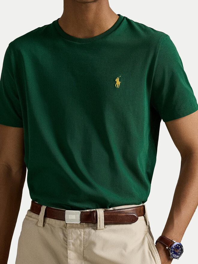 Polo Ralph Lauren Polo Ralph Lauren Camiseta 710671438461 Verde Custom Slim Fit