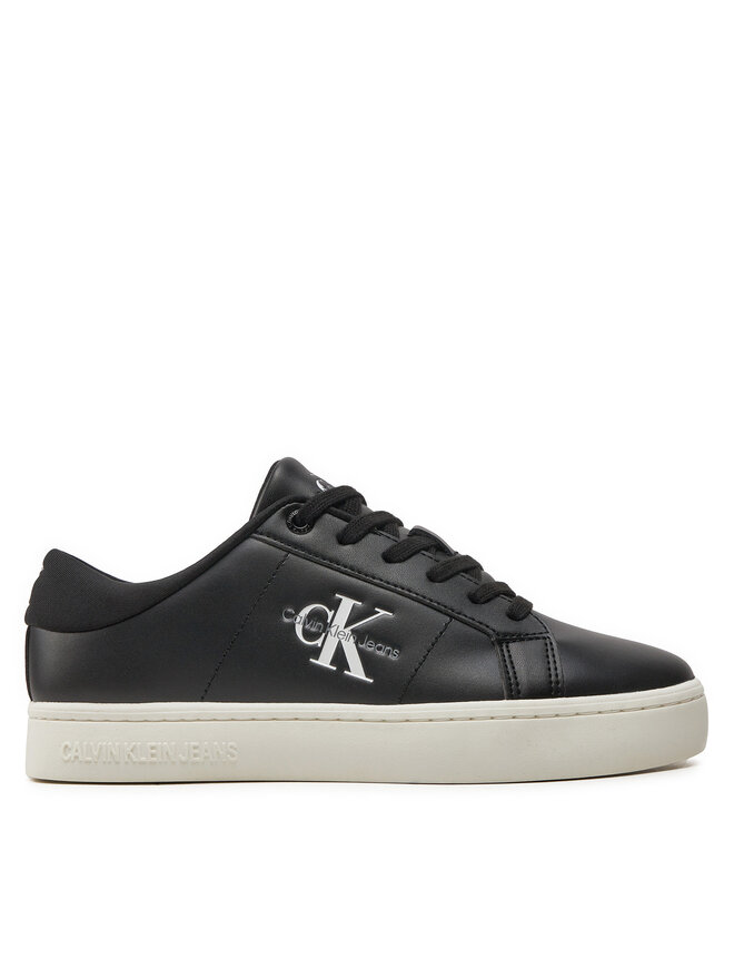 Calvin Klein Jeans Αθλητικά Calvin Klein Jeans Classic Cupsole Lowlaceup Lth Wn YW0YW01444 Μαύρο