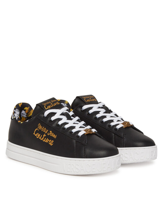 Versace Jeans Couture Sneakersy Versace Jeans Couture 78VA3SKL Czarny