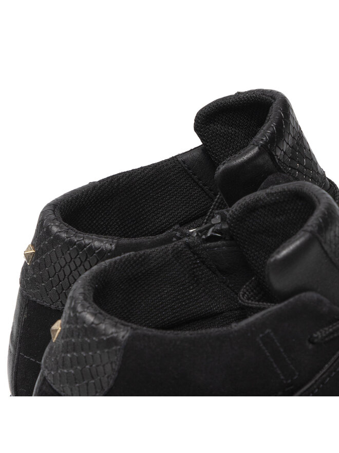 Geox Sneakersy Geox D Leelu' B D16FFB 08522 C9999 Čierna