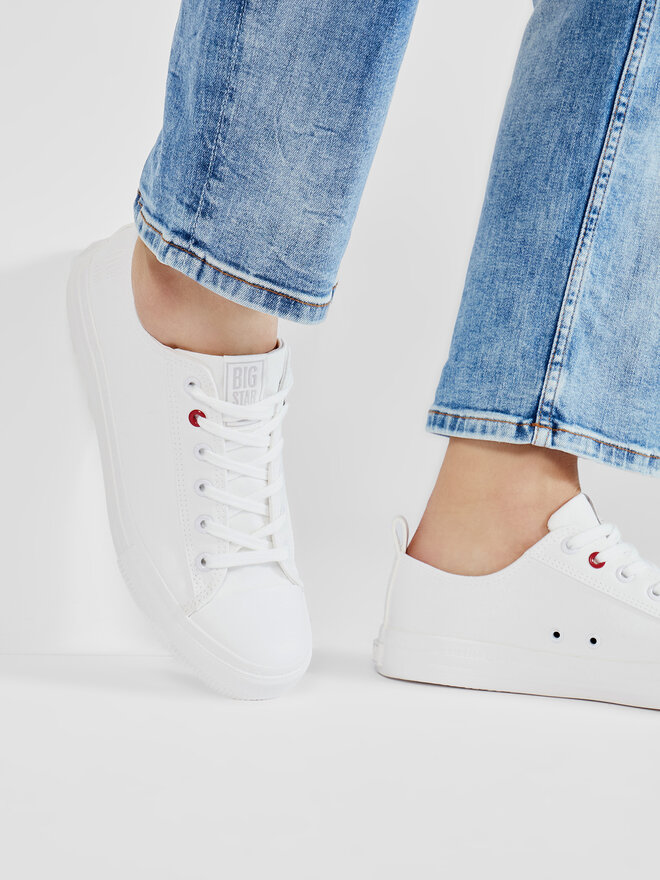 Big Star Shoes Sneakers Big Star Shoes JJ174001 Λευκό