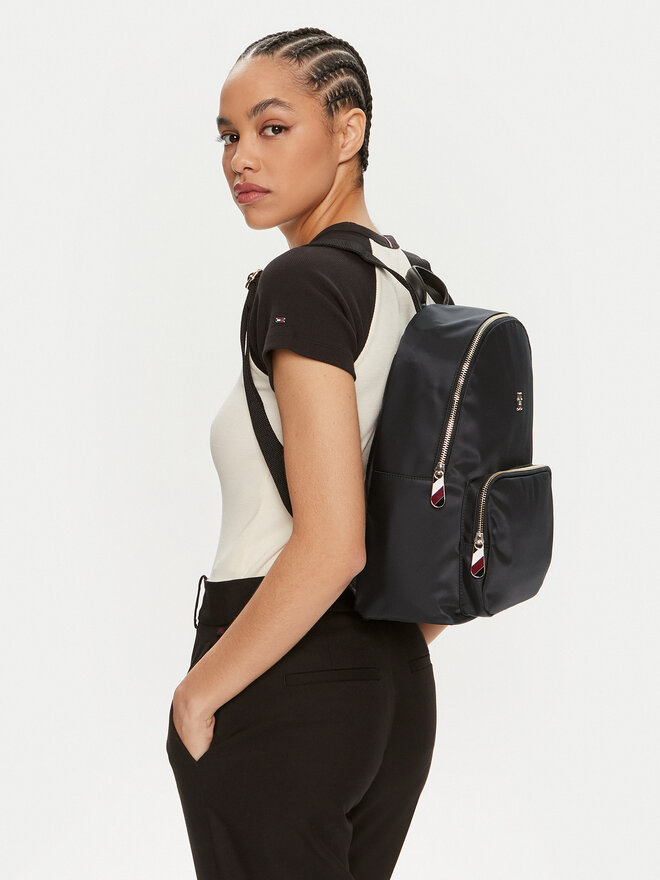 Tommy Hilfiger Mugursoma Tommy Hilfiger Poppy AW0AW15641 Melns