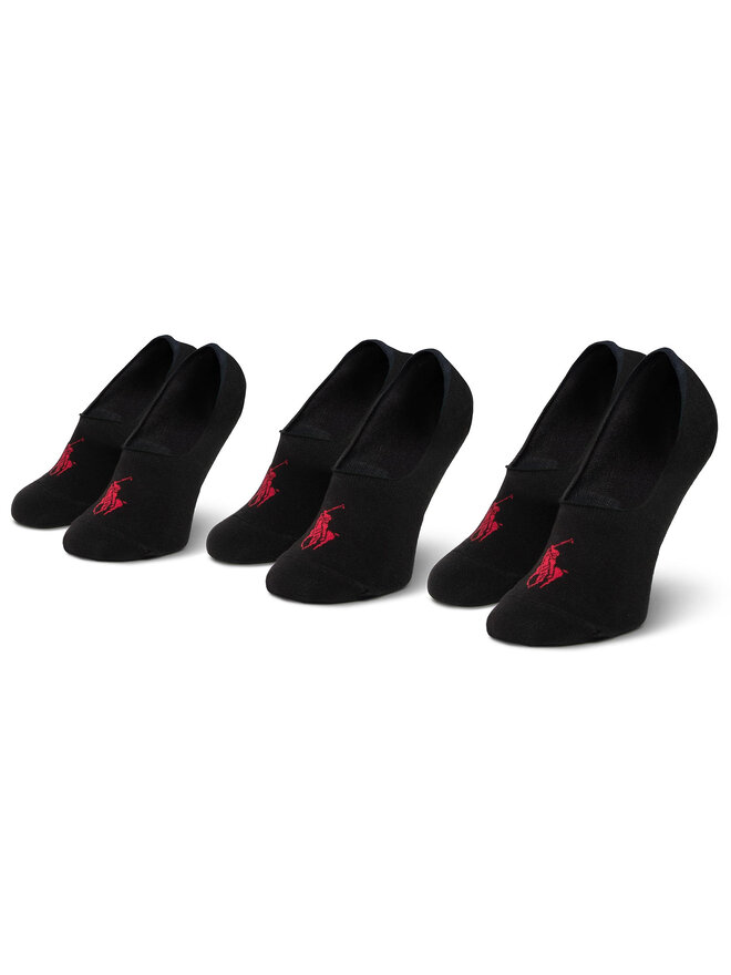 Polo Ralph Lauren 3er-Set Unisex-Sneakersocken Polo Ralph Lauren 449655267002 R. Os Schwarz