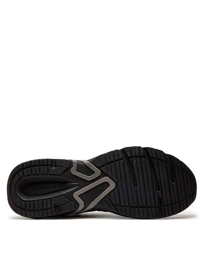 Calvin Klein Jeans Snīkeri Calvin Klein Jeans Retro Tennis Low Mix Ml Met YM0YM00931 Melns