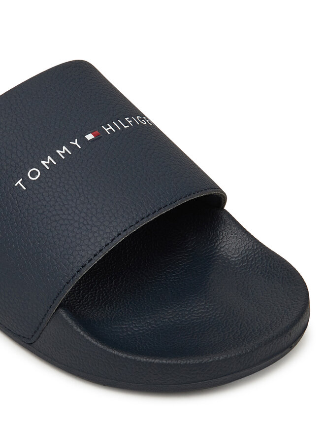 Tommy Hilfiger Natikači Tommy Hilfiger Hilifger Nyc Pool Slide FM0FM05432 Mornarsko modra