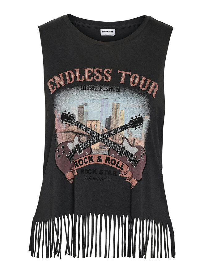 Noisy May Noisy May Top Max 27034418 Grau Loose Fit