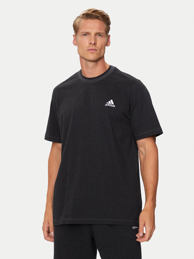 adidas adidas Marškinėliai Seasonal Essentials IW6358 Juoda Regular Fit