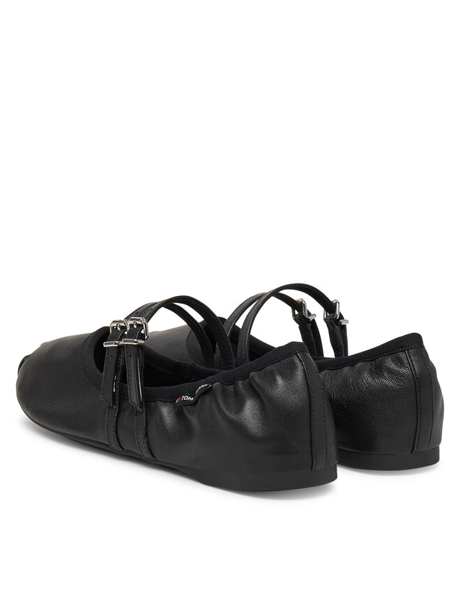 Tommy Jeans Baleriny Tommy Jeans Ballerina EN0EN02720 Czarny
