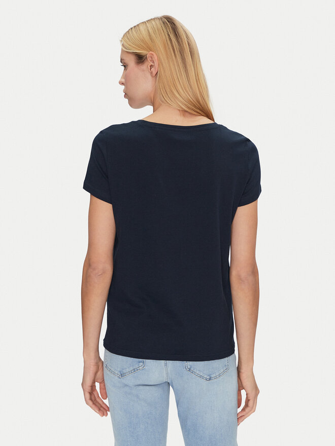 Mustang Mustang T-Shirt Alma 1013933 Dunkelblau Regular Fit