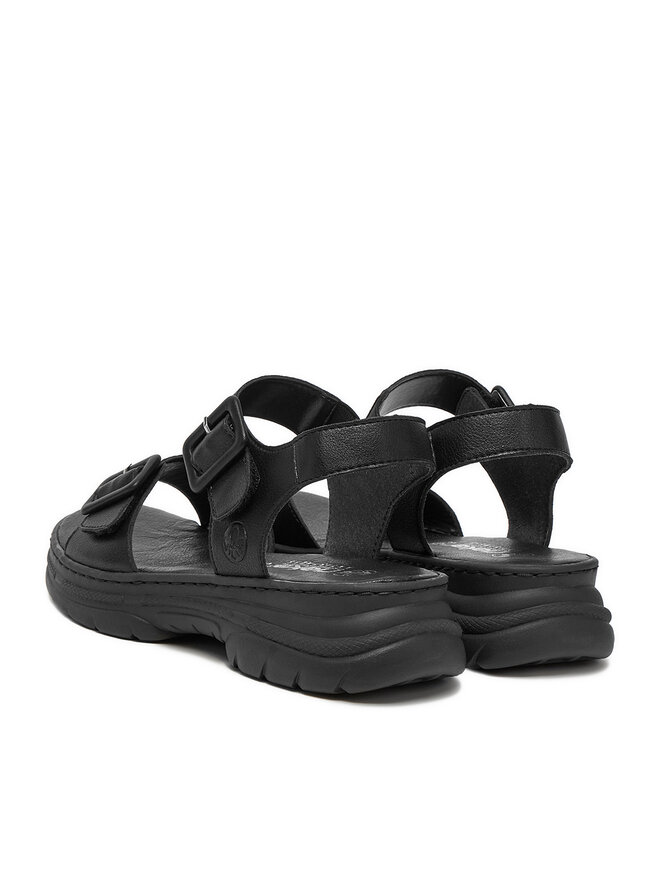 Rieker Sandalen Rieker 66680-00 Schwarz