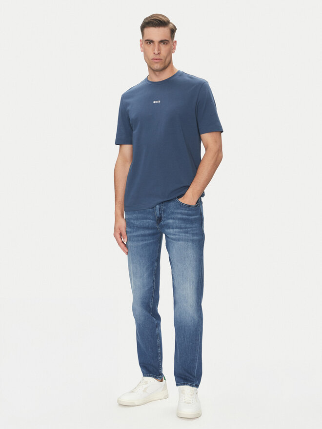 BOSS BOSS T-Shirt Tchup 50473278 Blau Relaxed Fit