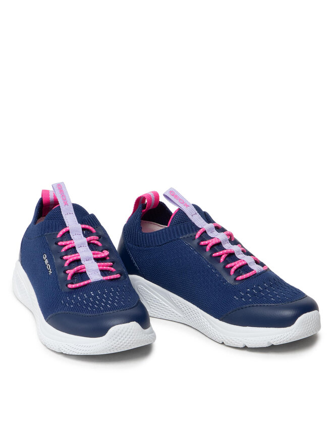 Geox Sneakersy Geox J Sprintye G. B J25FWB 0006K C4268 S Tmavomodrá