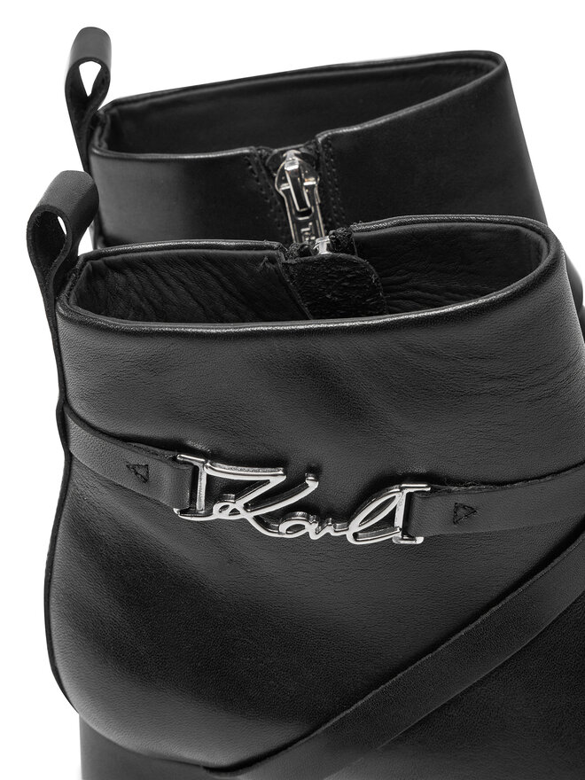 KARL LAGERFELD Μποτάκια KARL LAGERFELD KL30354 Μαύρο