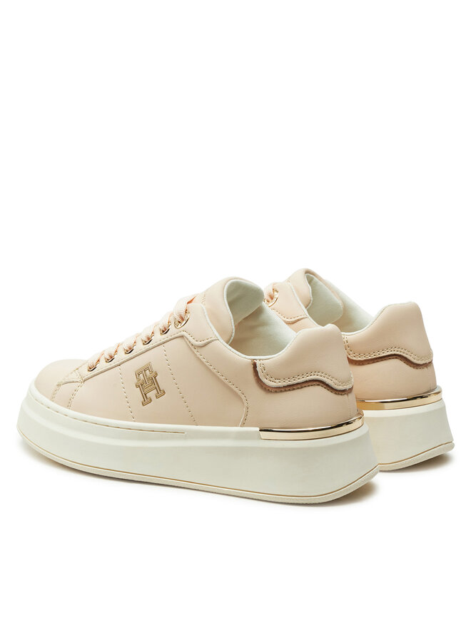 Tommy Hilfiger Сникърси Tommy Hilfiger Low Cut Lace-Up Sneaker T3A9-33749-1355 M Розов