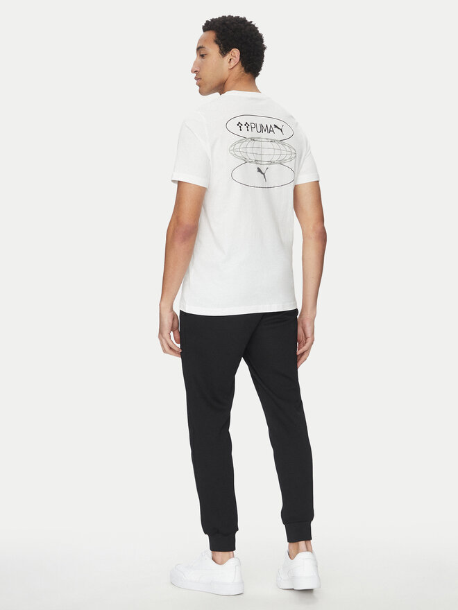 Puma Puma T-Shirt Graphics 3 Circles 684834 Λευκό Regular Fit