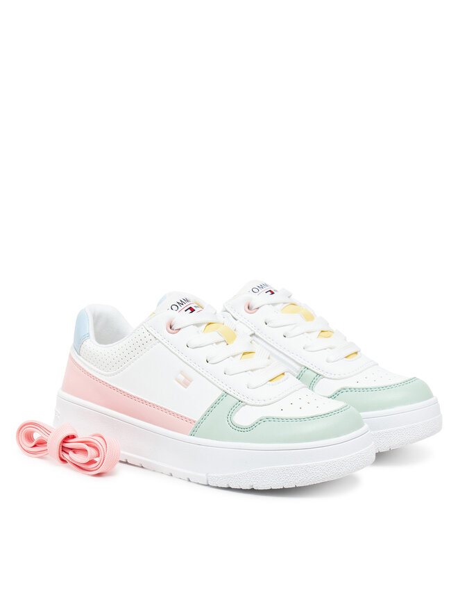 Tommy Hilfiger Снікерcи Tommy Hilfiger Low Cut Lace-Up Sneaker T3A9-33740-1355 M Білий