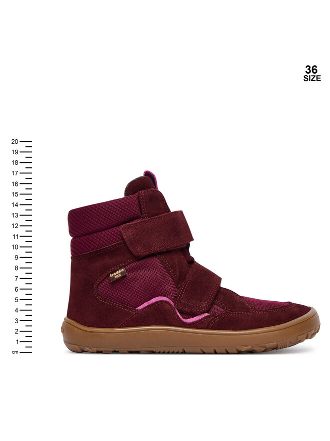 Froddo Zimske čizme Froddo Barefoot Tex Winter Tl G3160247-6T DD Tamnocrvena