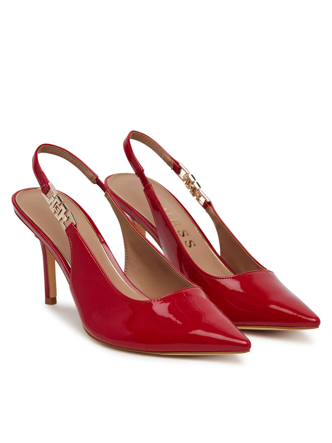 Guess Обувки на ток Guess FLTNS5 PAF05 Червен