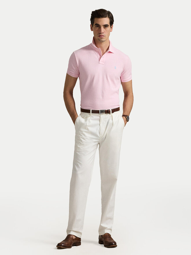 Polo Ralph Lauren Polo Ralph Lauren Поло 710536856453 Рожевий Slim Fit