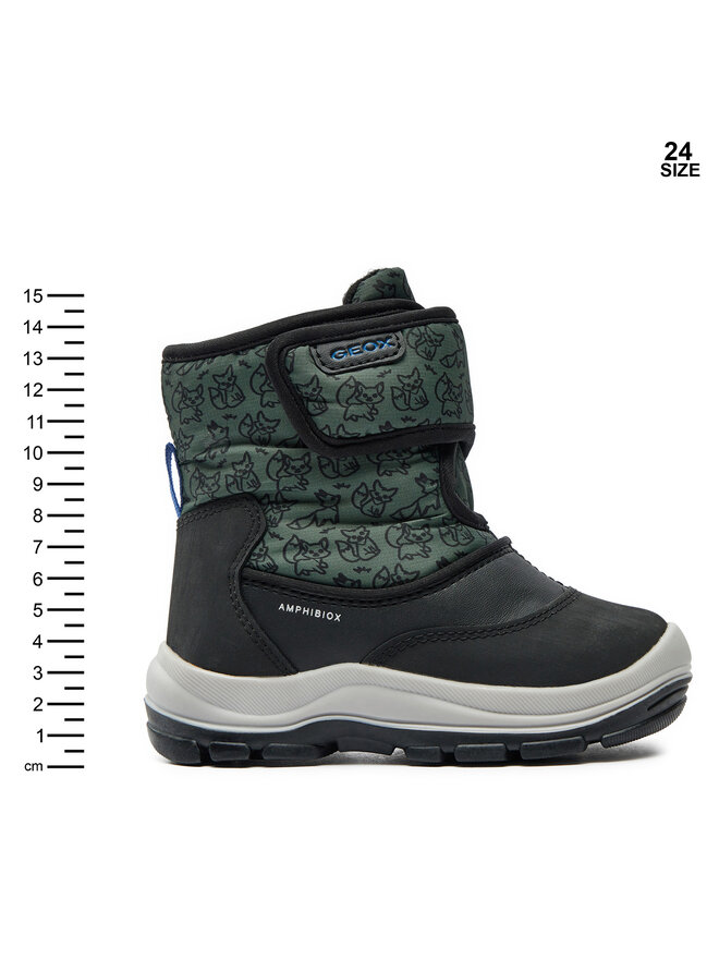 Geox Sniego batai Geox B Flanfil Boy B Abx B263VE 0BCMN C9358 S Juoda