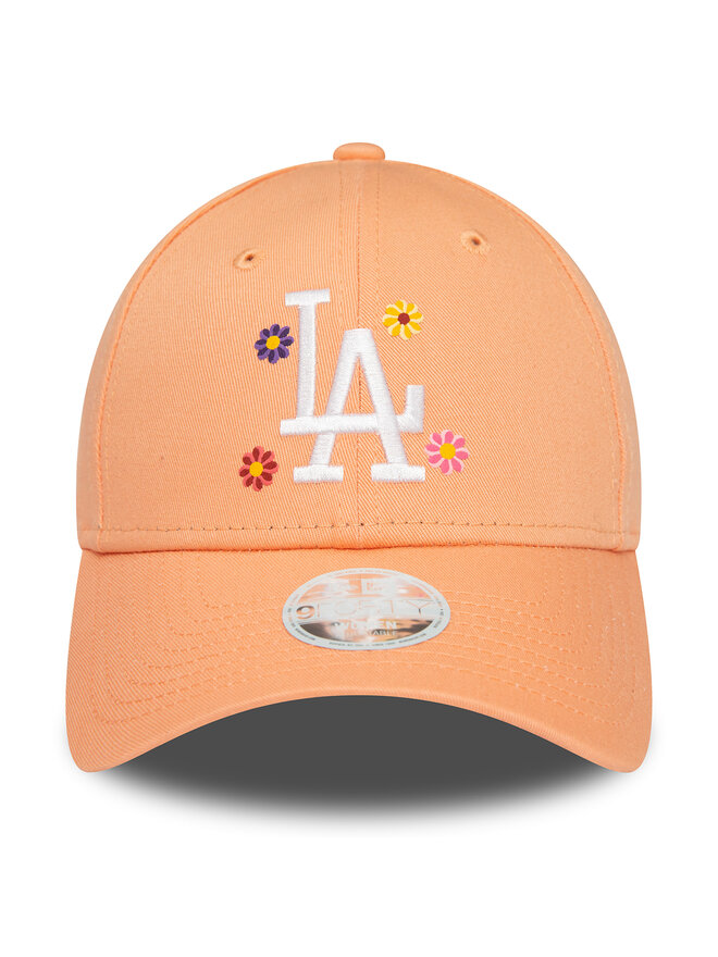 New Era Шапка с козирка New Era Wmns Flower 940 La Dodgers 60435013 Оранжев