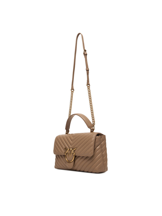 PINKO Handtasche Pinko Love Lady Puff Classic Cl Braun
