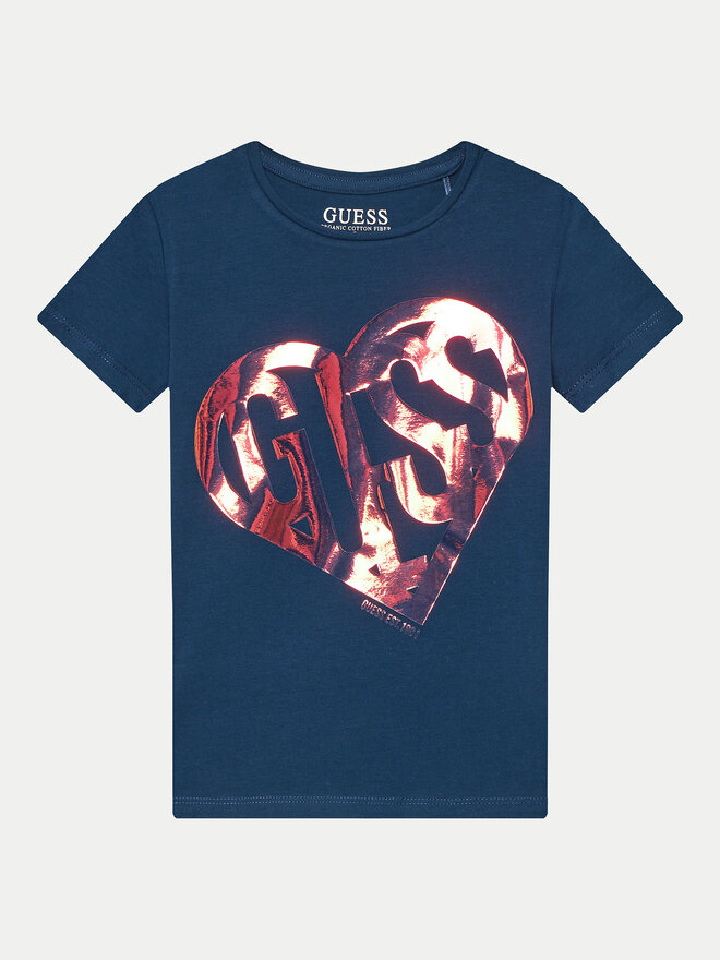 Guess Guess Camiseta J4YI42 K6YW4 Azul marino Regular Fit