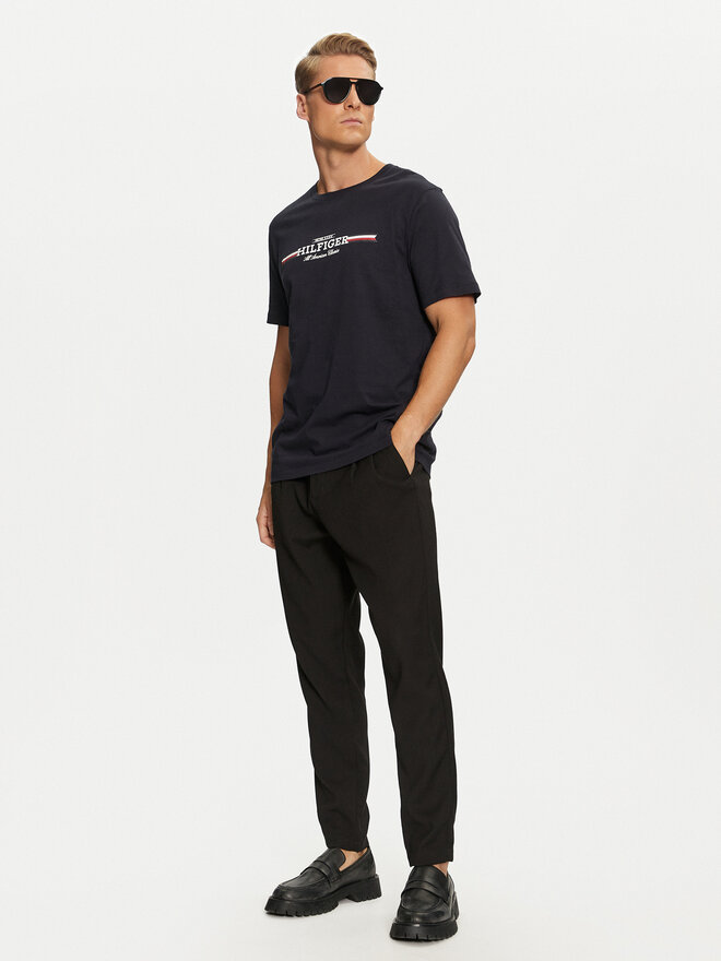 Tommy Hilfiger Tommy Hilfiger Póló MW0MW36480 Sötétkék Regular Fit