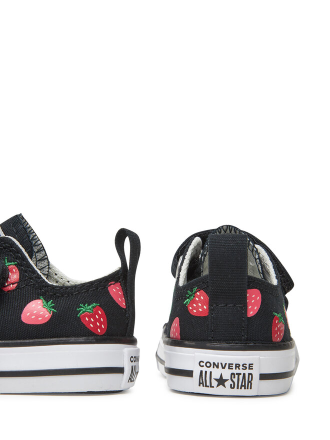 Converse Scarpe da ginnastica Converse Chuck Taylor All Star Strawberries Easy-On A14929C Nero
