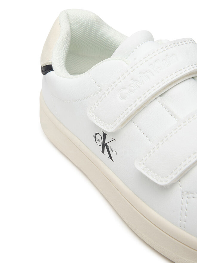 Calvin Klein Sneakers Calvin Klein Low Cut Velcro Sneaker V1X9-83440-1355 S Weiß
