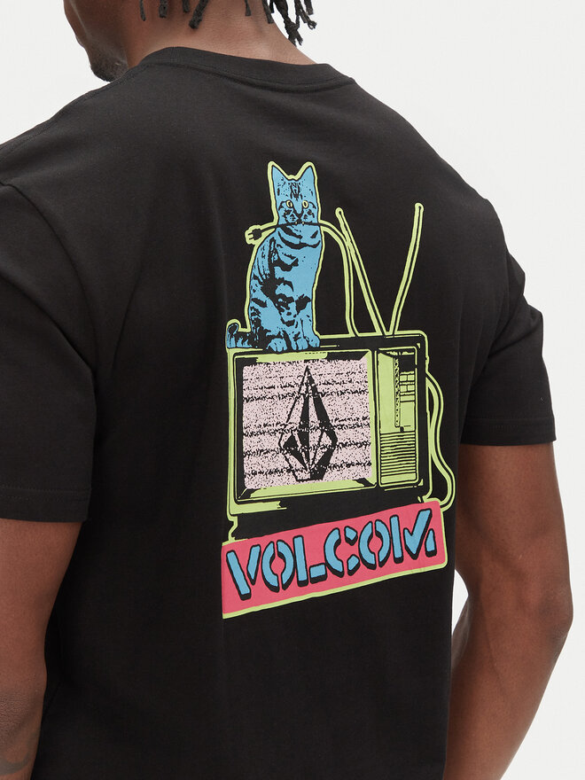 Volcom Volcom T-Shirt Catv A3512552 Μαύρο Classic Fit