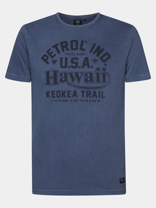 Petrol Industries Petrol Industries Camiseta M-1040-TSR606 Azul Regular Fit