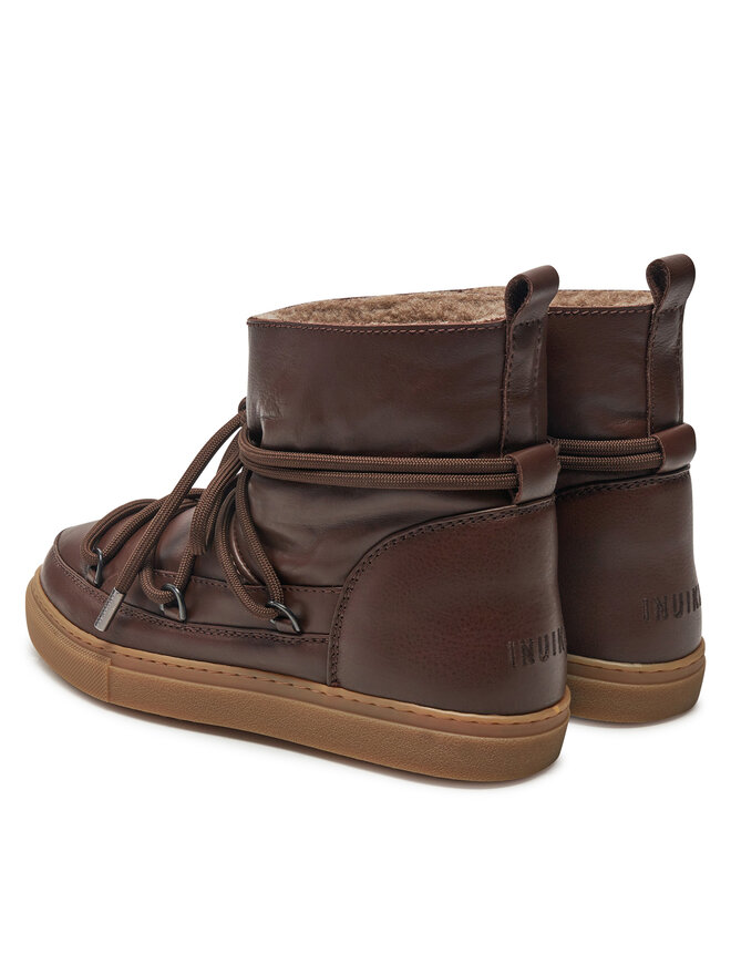 Inuikii Snehule Inuikii Full Leather 55102-087 Hnedá
