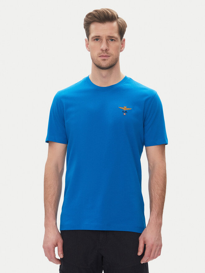 Aeronautica Militare Aeronautica Militare Camiseta 251TS1580J372 Azul Regular Fit