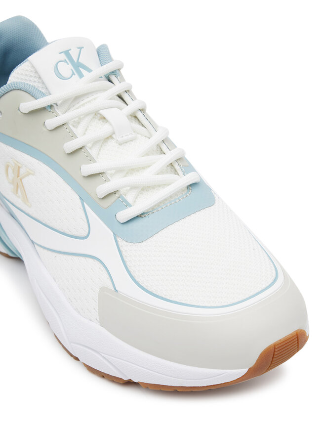 Calvin Klein Jeans Sneakersy Calvin Klein Jeans Retro Tennis Knit Mg YW0YW01887 Biały