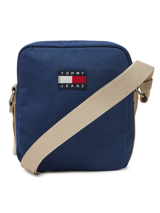 Tommy Jeans Плоска сумка Tommy Jeans Retro Cool Reporter AM0AM13277 Cиній