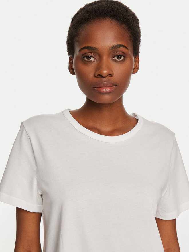 Gap Gap Marškinėliai 795346-01 Balta Regular Fit
