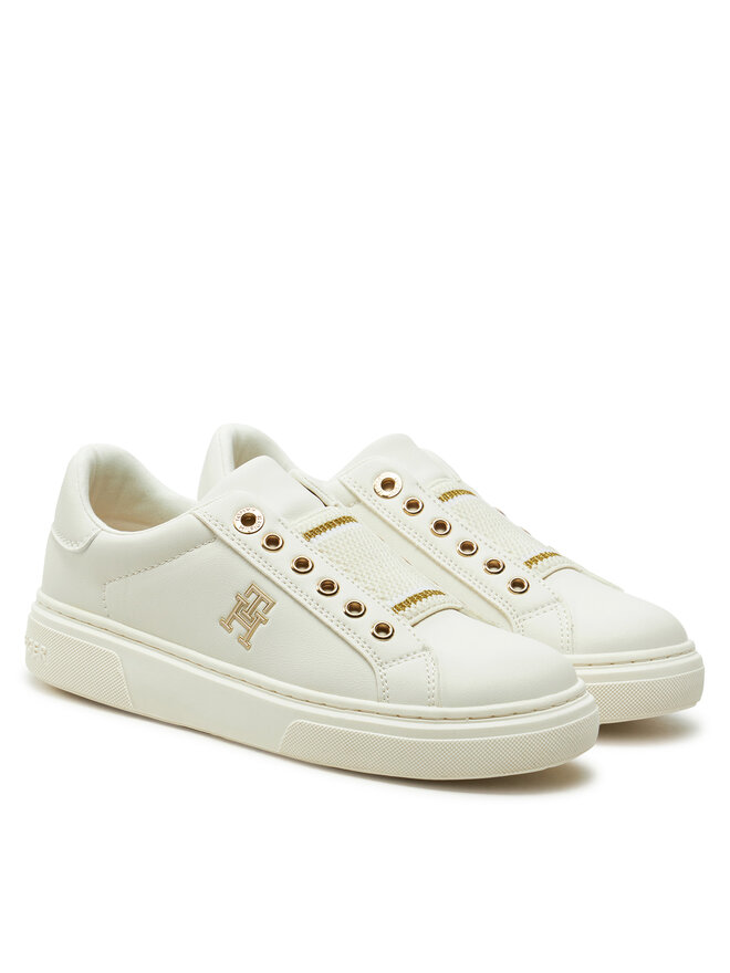 Sneakersy Tommy Hilfiger Low Cut Sneaker T A S Bia Y Eobuwie Com Pl