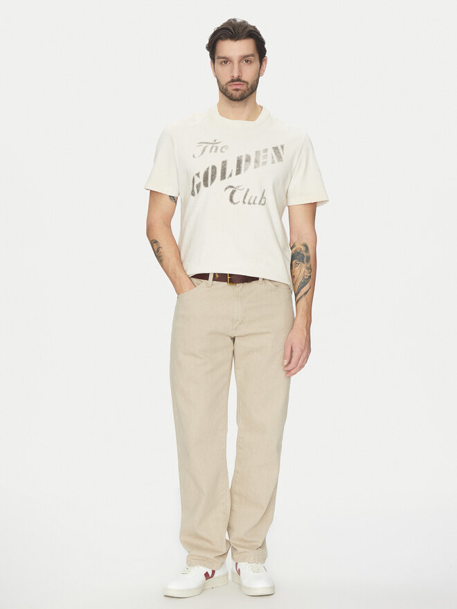 Golden Goose Golden Goose T-Shirt GMP01220.P001642 Écru Regular Fit