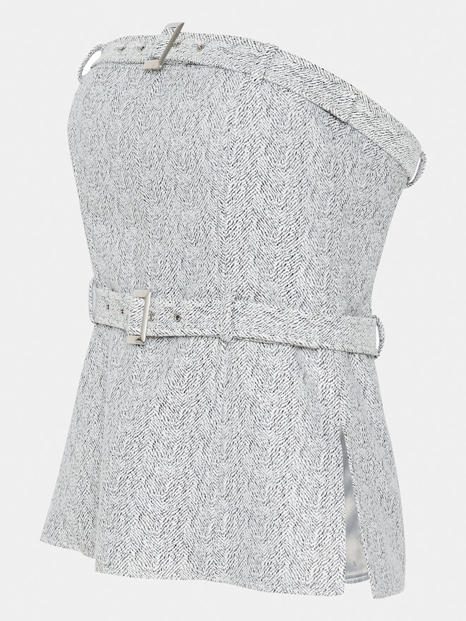 Gestuz Gestuz Top Coelle 10908647 Grau Regular Fit