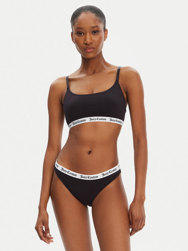 Juicy Couture Juicy Couture Бюстгальтер-топ Ren JCTBT125972 Чорний