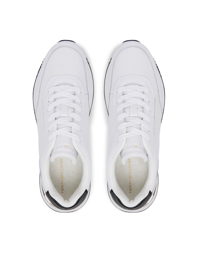 Tommy Hilfiger Sneakers Tommy Hilfiger Chic Fashion Runner FW0FW08695 Alb
