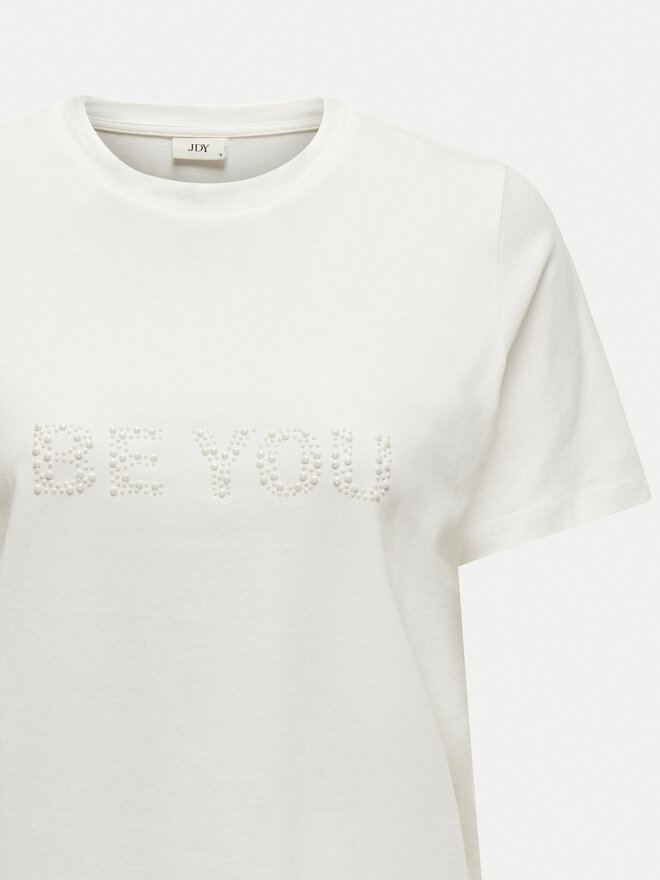 JDY JDY Camiseta Molly 15311675 Blanco Regular Fit