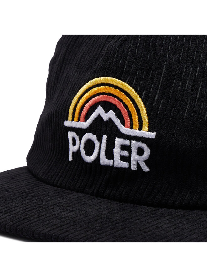 Poler Καπέλο Jockey Poler Mountain Rainbow 221ACU7010 Μαύρο