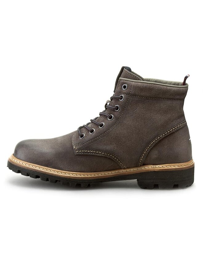 Tommy Hilfiger Schnürstiefeletten Tommy Hilfiger DENIM Luca 8BW EM56821806 Grau